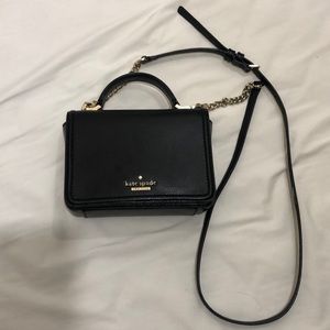 Black Kate Spade crossbody bag